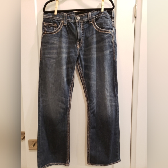 Men's Silver Geordie Jeans W34/ L30 - Picture 2 of 9